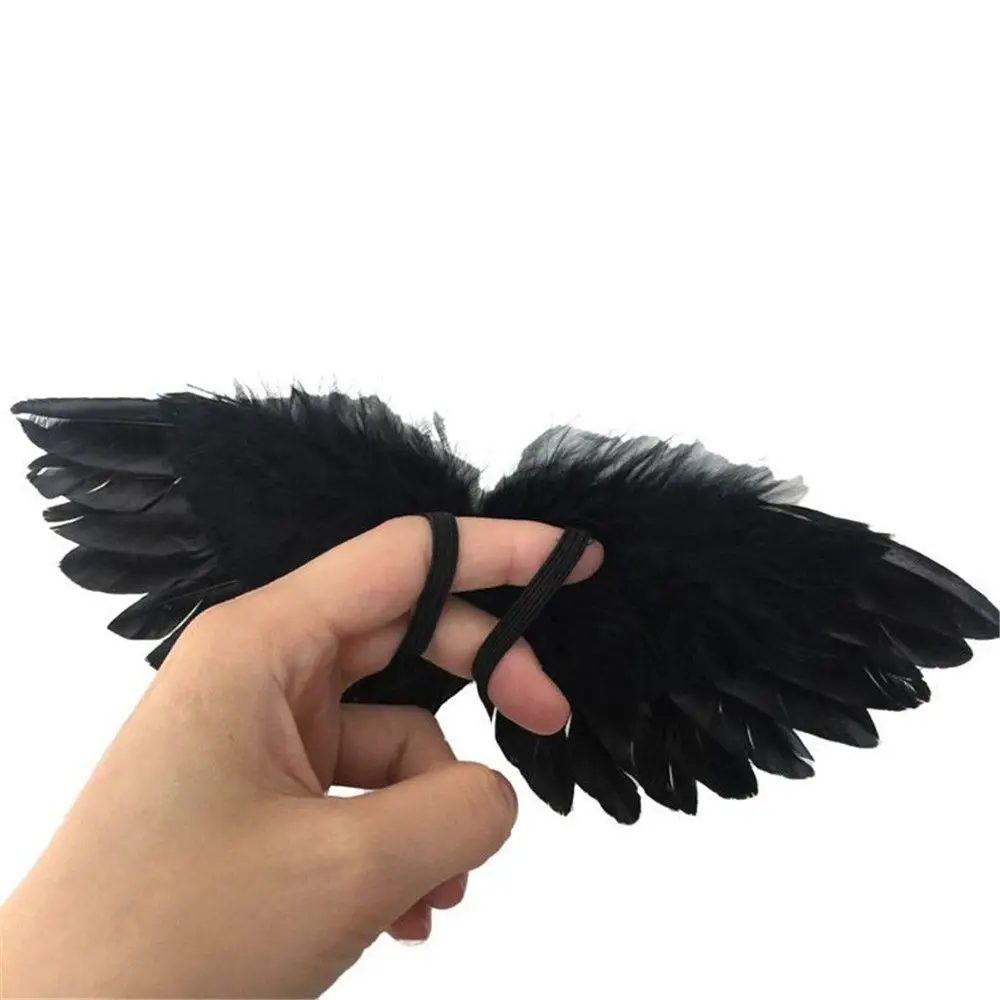 Mini Feather Angel Wing Prop for Dolls and Costume