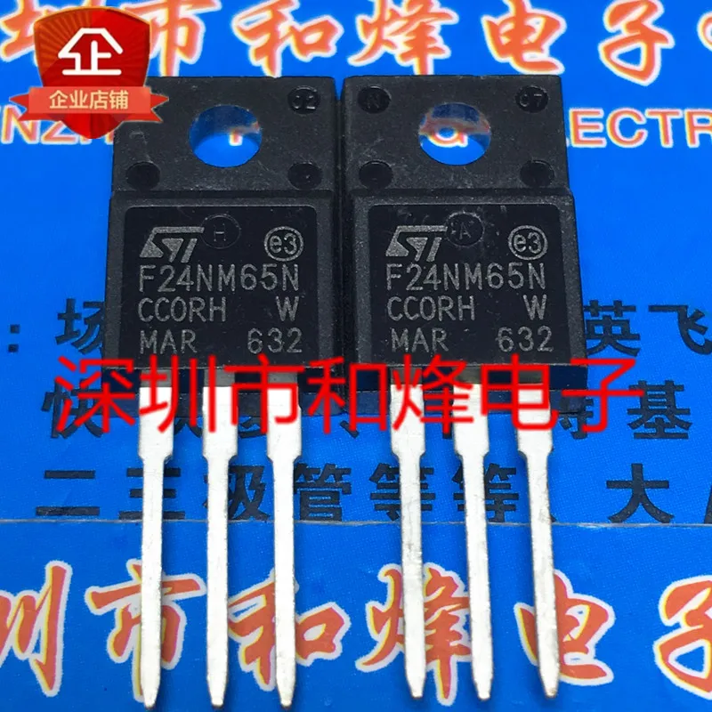 

5PCS-10PCS F24NM65N STF24NM65N TO-220F 650V 24A On Stock New And Origjnal