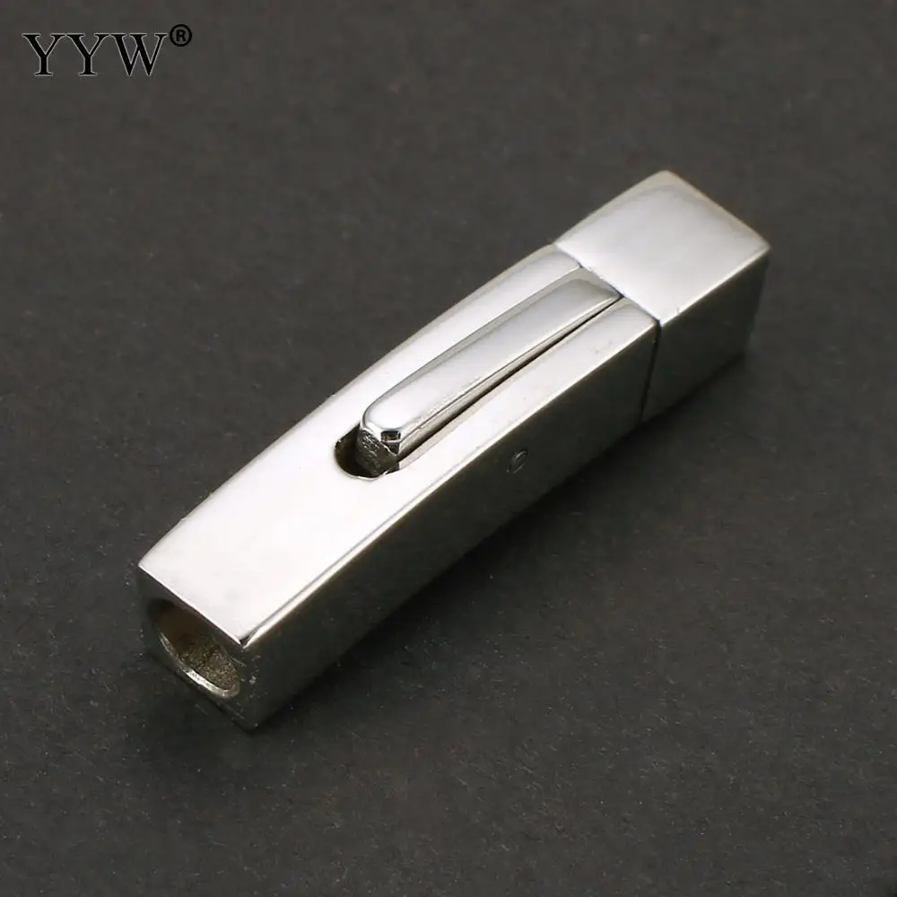 

2-10pcs Stainless Steel Magnetic Clasp Hole 3mm 4mm 5mm 6mm Leather Cord Clasps Bracelet Clasp DIY Parts Jewelry Making Supply