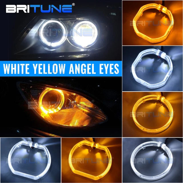 LED Scheinwerfer Angel Eyes: unterschiedliche Farb