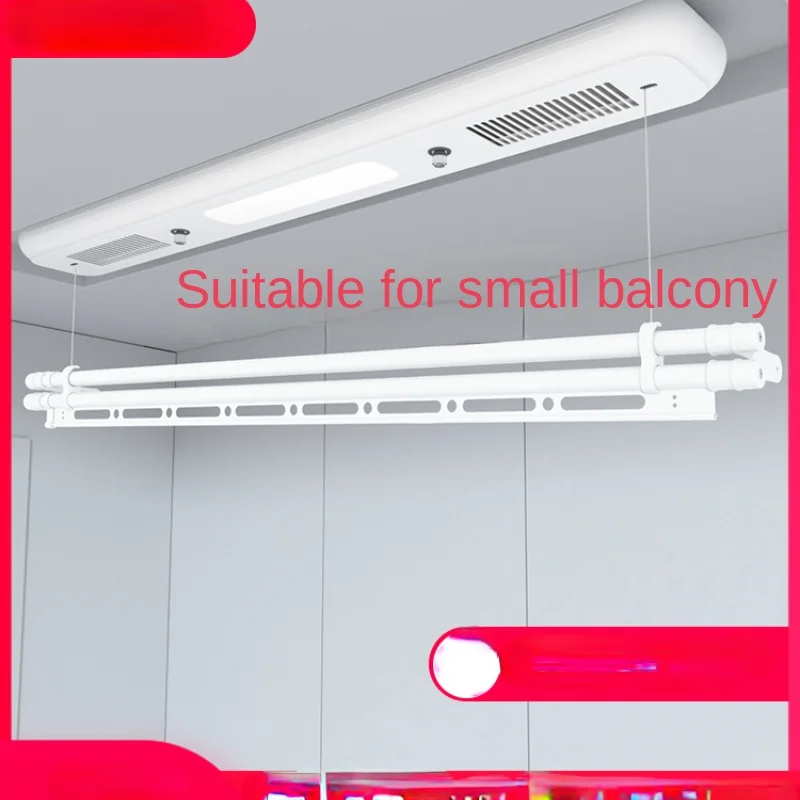 

Electric-Drive Airer Remote Control Lifting Single Pole Small Apartment Balcony Intelligent Clothes Hanging Machine