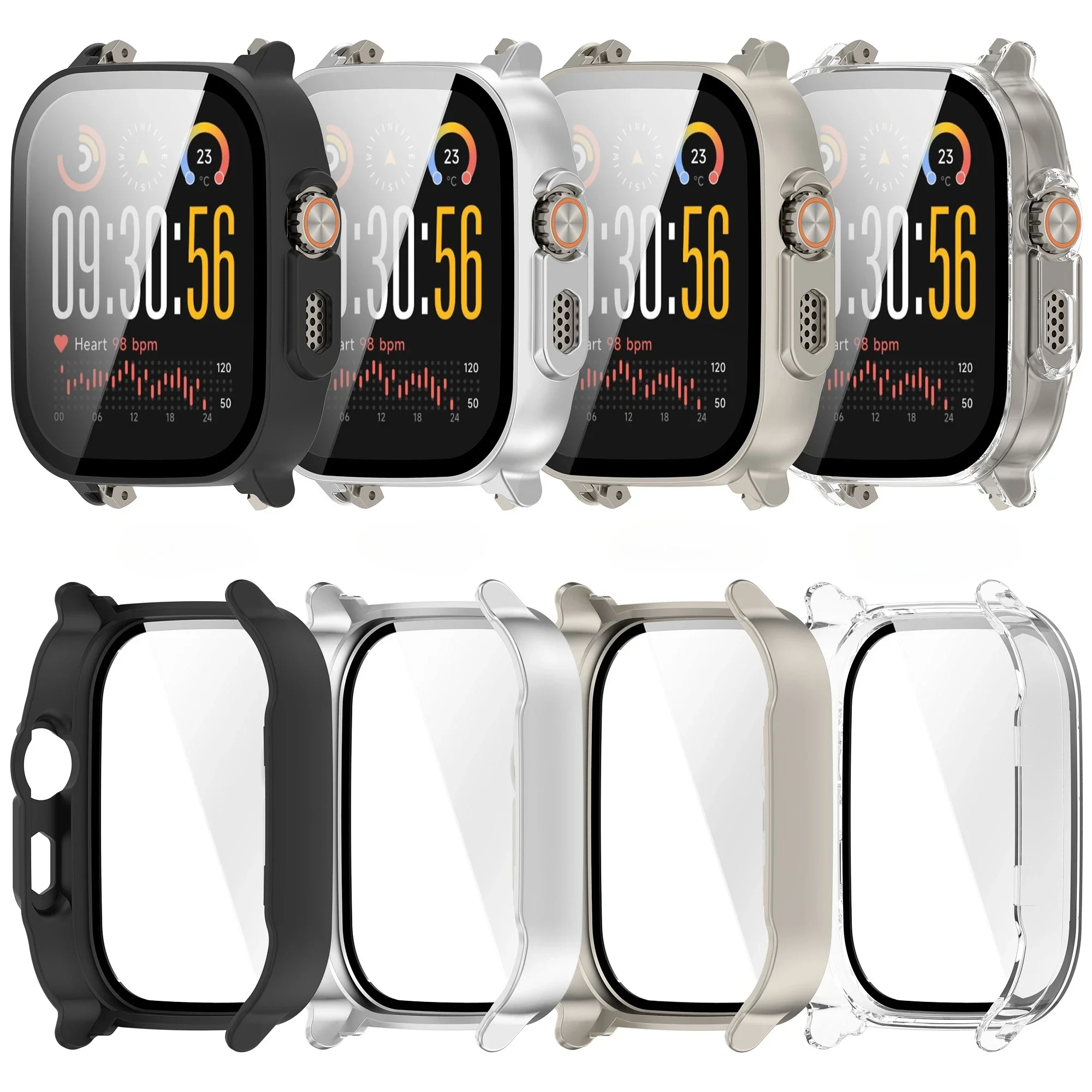 Enhanced Protective Tempered Glass PC Case