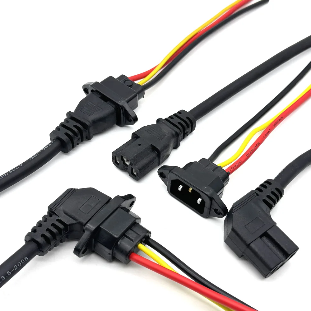 Presa di ricarica per batteria per bici elettrica 10A Spina di ricarica per connettore per auto elettrica Tre cavi verticali universali per veicolo 36V 48V - immagine 5