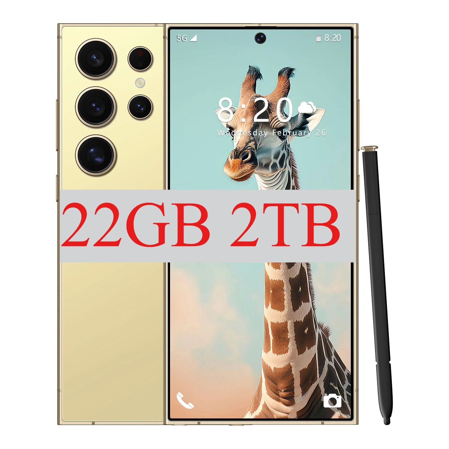Yellow 22GB 2TB
