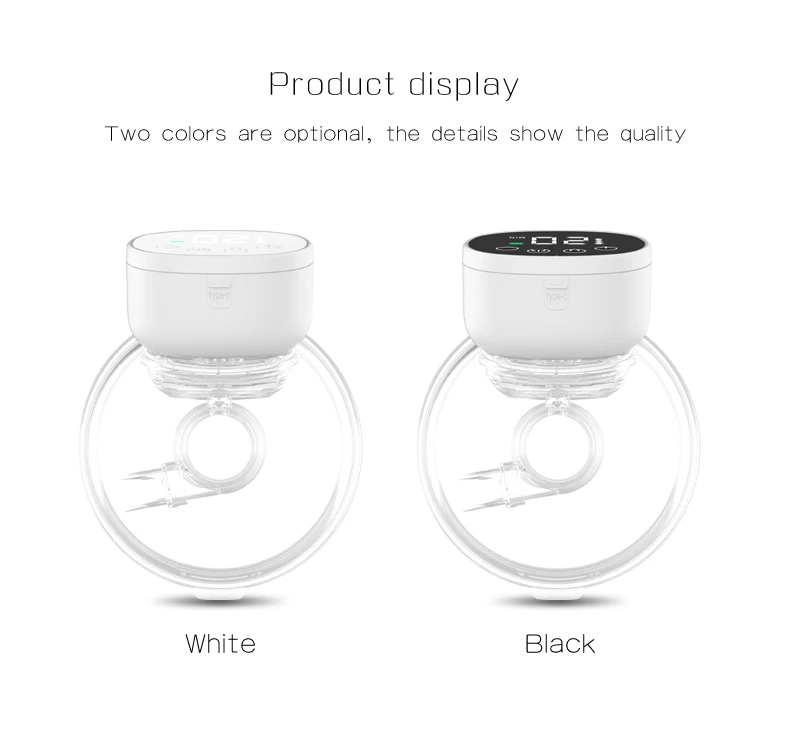 Wearable Breast Pump Double-sided Painless Electric Fully Automatic Integrated Breast Pump Hands-free and Portable Breastfeeding 6