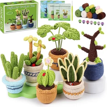 Succulent Crochet Kit Set 1