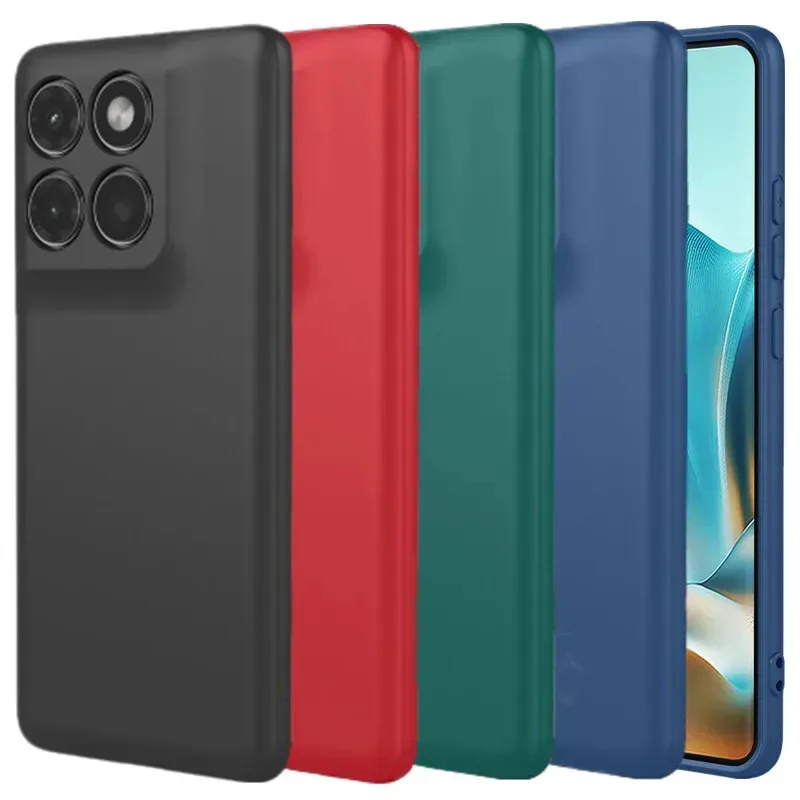 Flexible Liquid Silicone TPU Phone Case Back Cover - Edge70 Series