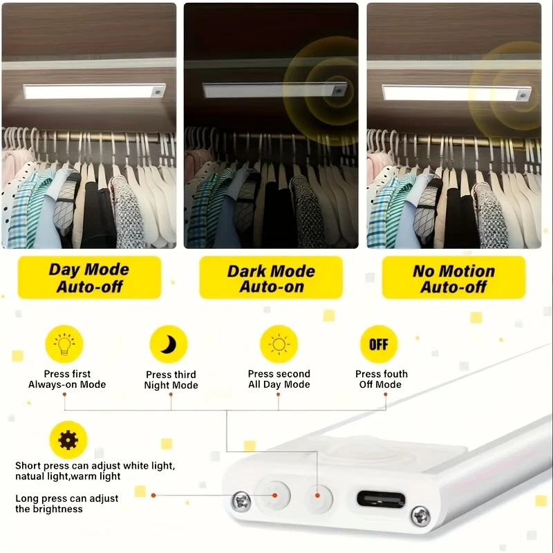 مصباح LED ذكي للخزانة