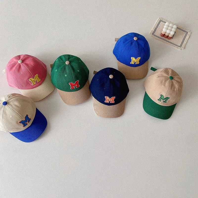 Fashion Letter Kids Baseball Caps Spring Summer Boys Peaked Caps Girls Sun Protection Caps Kids Accessories