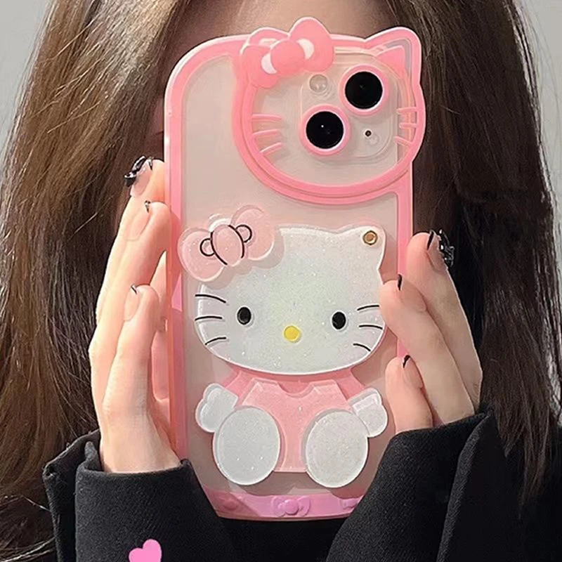 HELLO KITTYデザインのシリコン製マスコット型スマホケース 【公式通販】