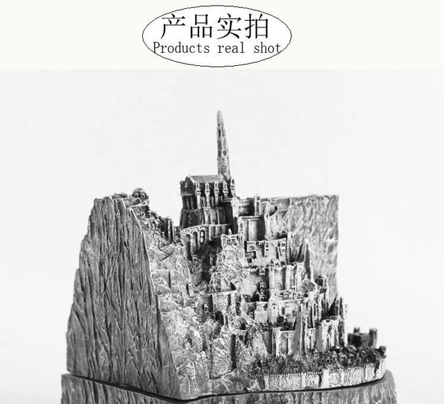 High Quality Action Figures Minas Tirith Model Statue Toys Collection Model  Copper Imitation Novelty Ashtray Best Gift - Action Figures - AliExpress