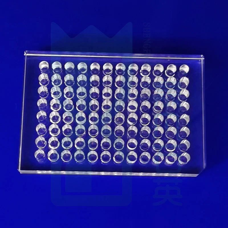 Quartz Microplate 8 / 12well Microtiter Plate 96well Bacterial