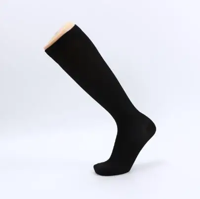 Men Solid Color Sock Sports Cycling Socks Cotton Knee High Socks Quick Drying Professional Football Hiking Running Long Sock cycling socks