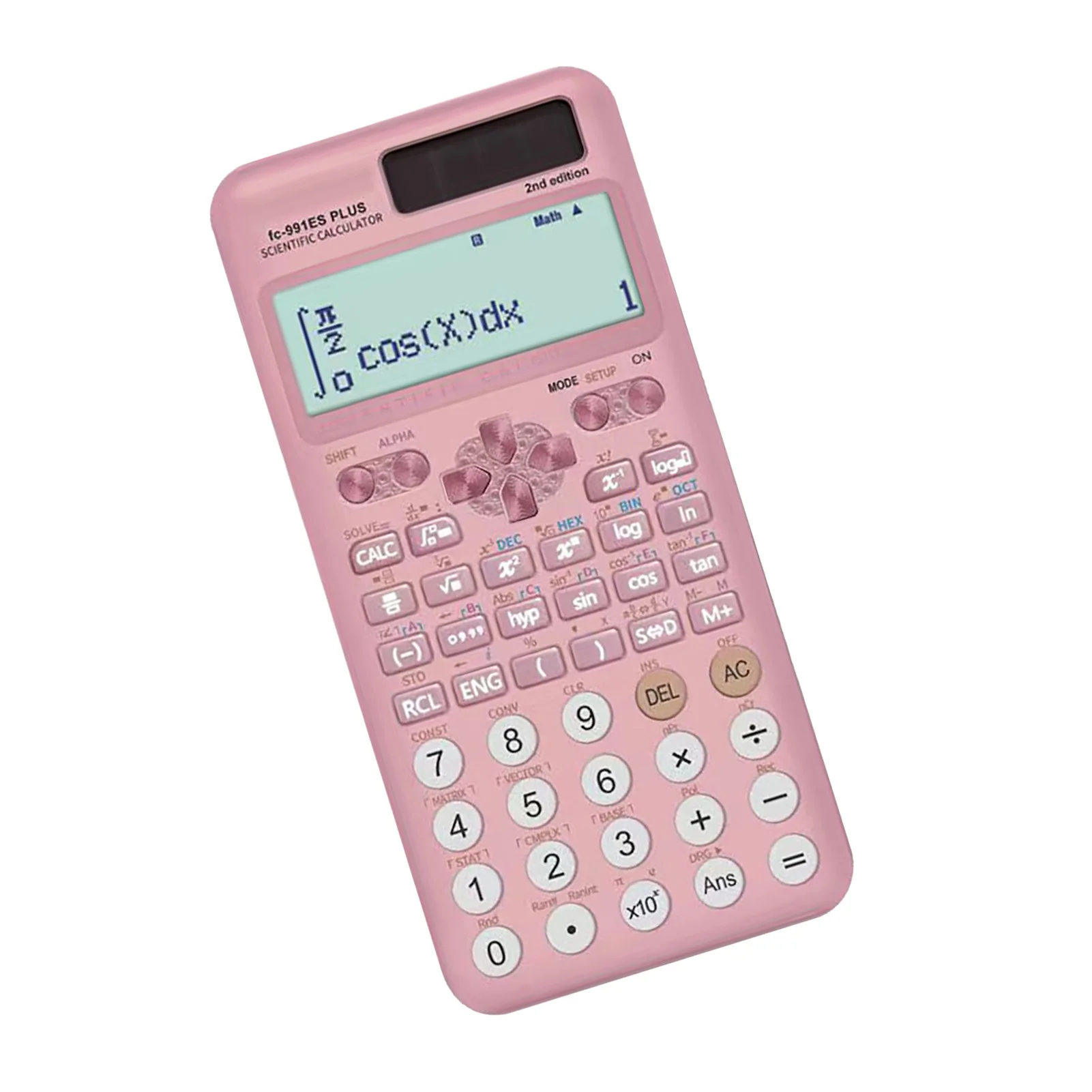 Scientific Calculators Math Calculator with 417 Function 10+2 Digits Display Dual Power Supply Ideal for Teachers Students