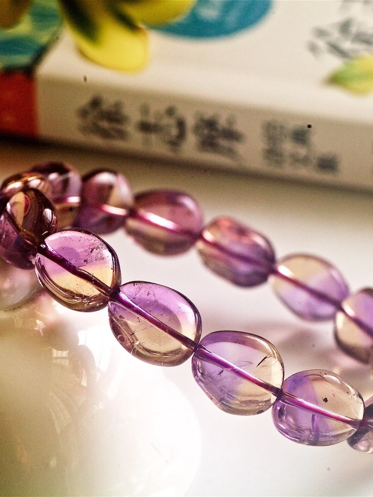 Bracciale Perline Rotonde Natural Pretty 6/8/10/12 Mm Pietra - Foto 8