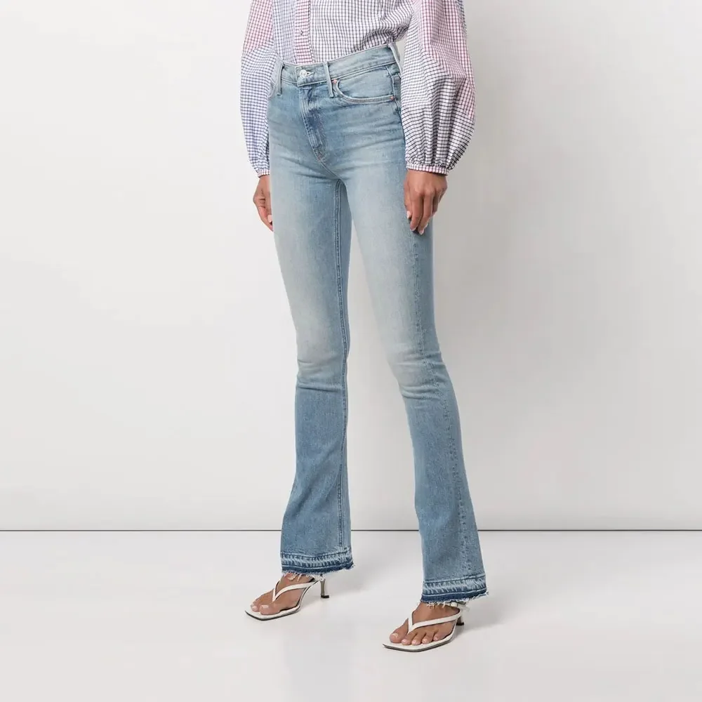 

Women's denim flared pants 2022 new fashion casual lady jeans