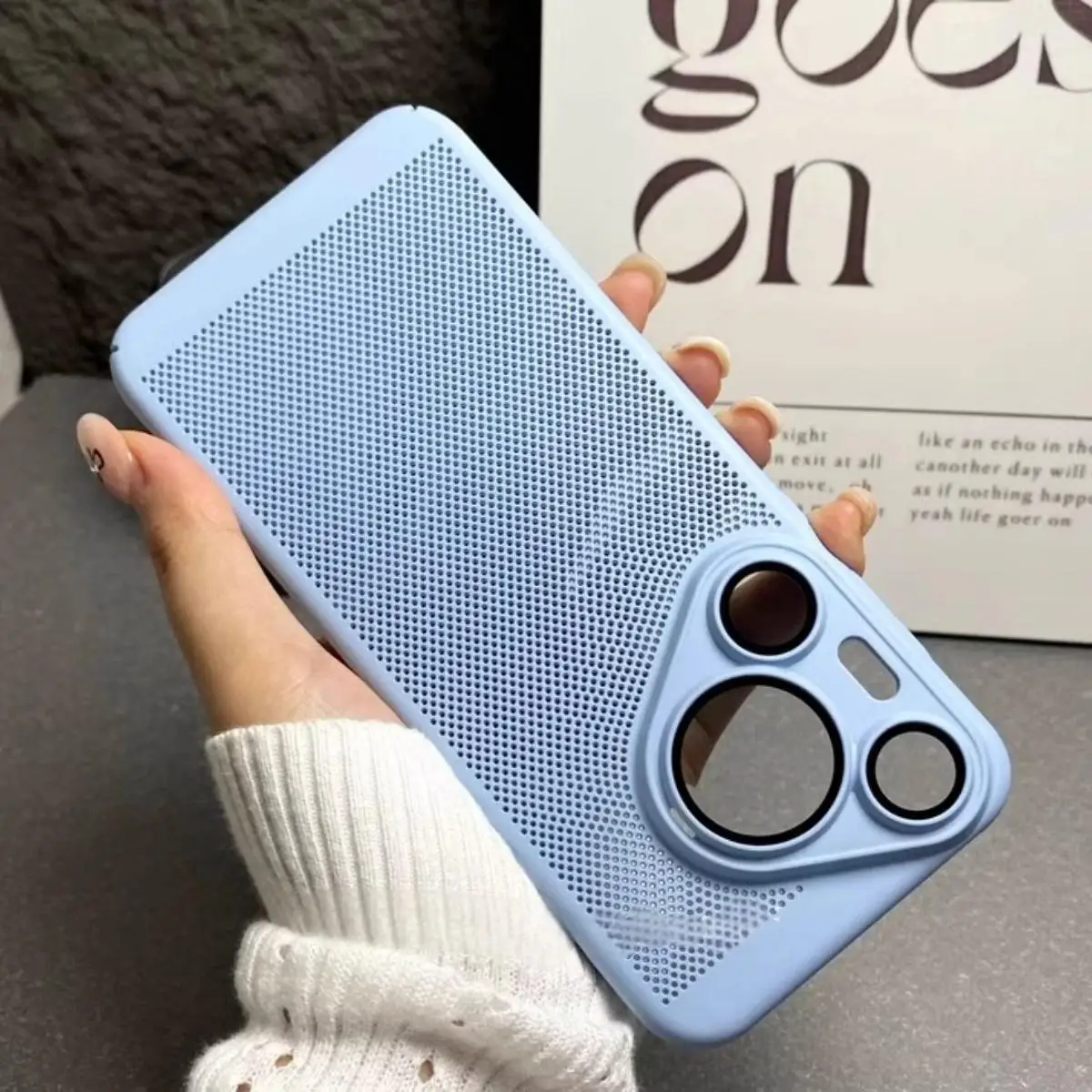 Enhanced Cooling Matte Heat Dissipation Breathable Shockproof Phone Case