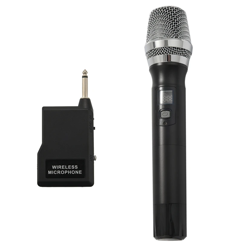 

Wireless Microphones Handheld Microphone Output Mini Portable Receiver PA Speaker Party Church Meeting Playing Use