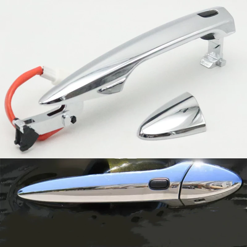 

Outer Door Handle With Smart Sensor Exterior Handles Cover Plated Silver Cap For Lexus ES350 ES240 LS460 LS600h 2006-2017