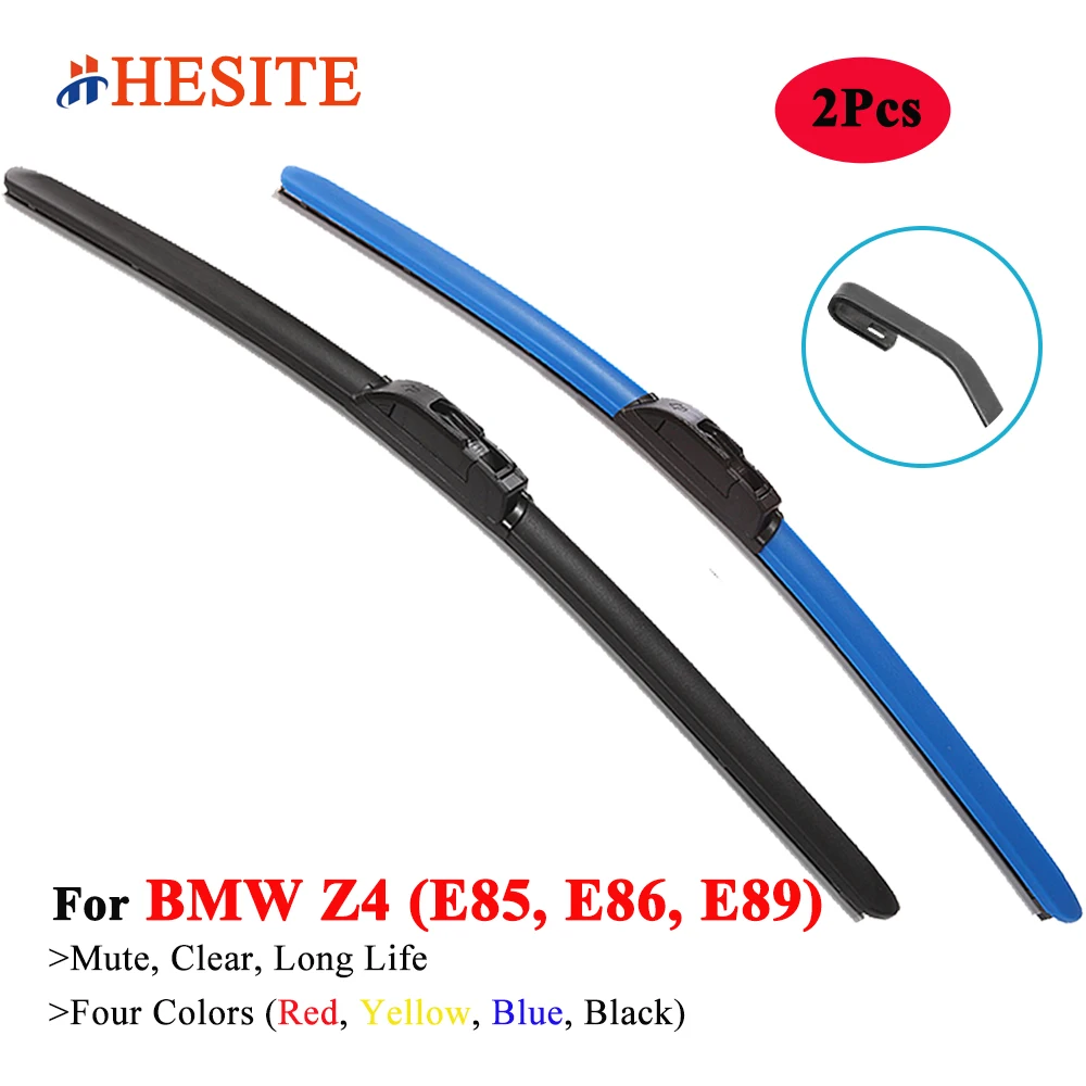 HESITE Colorful Windshield Wiper Blades For BMW Z4 E85 E86 E89 Roadster