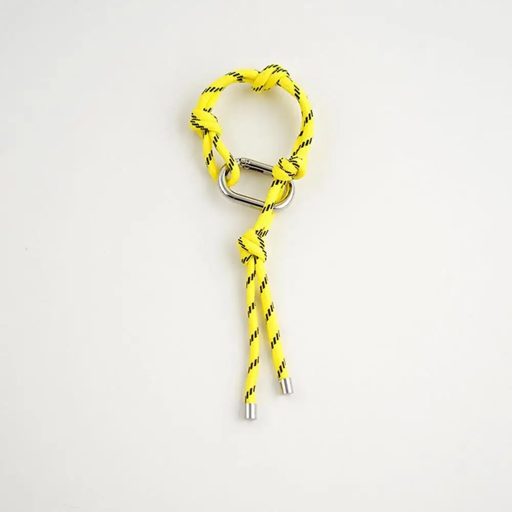 Vibrant Handmade Braided Nylon Keychain Strap