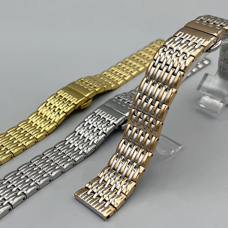 Premium Stainless Steel Watch Bracelet - Silver, Gold, or Rose Gold