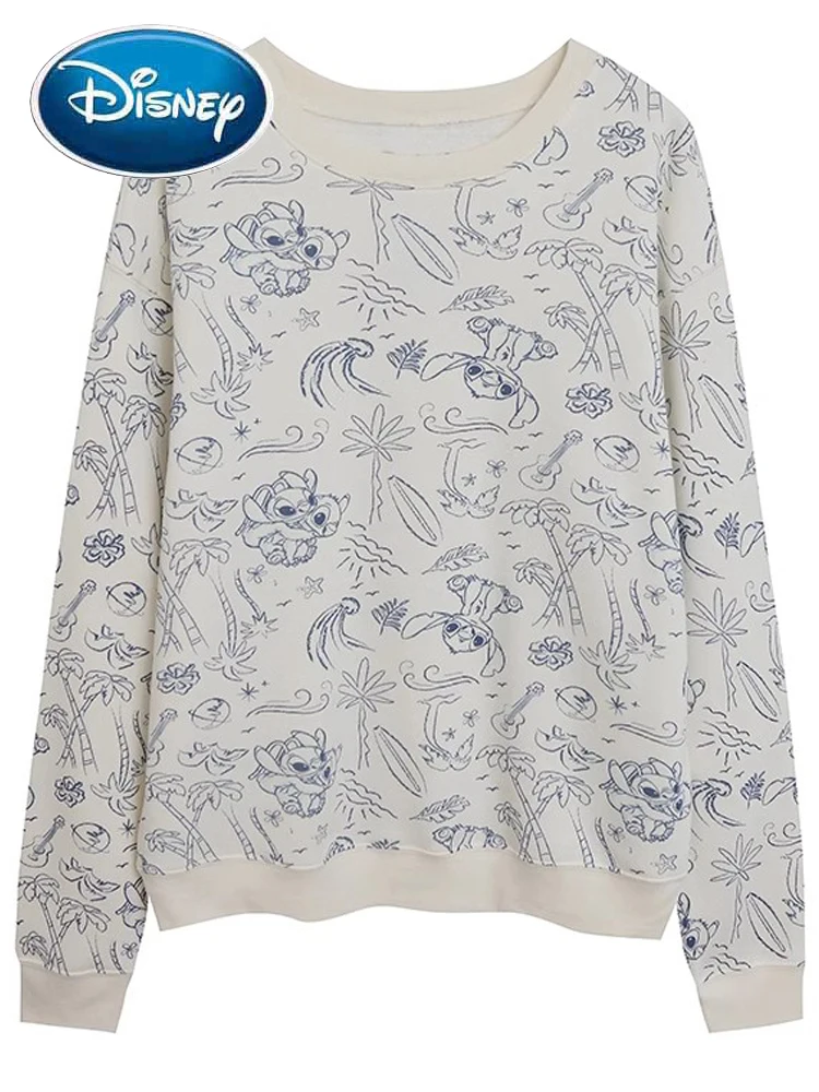 

Женский флисовый свитер с круглым вырезом и рисунком маленького монстра ангела, Свободный пуловер для улицы