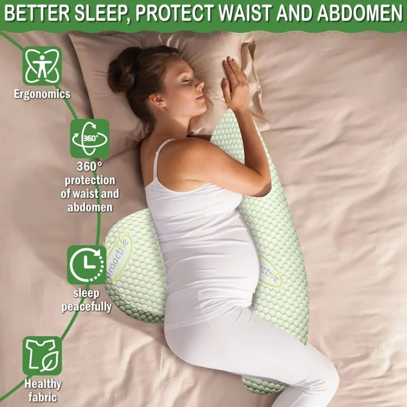 

Maternity Pillow Waist Protection Side Sleeping Pillow Belly Support Maternity Cushion Pillow U-Shape Waist Pillow