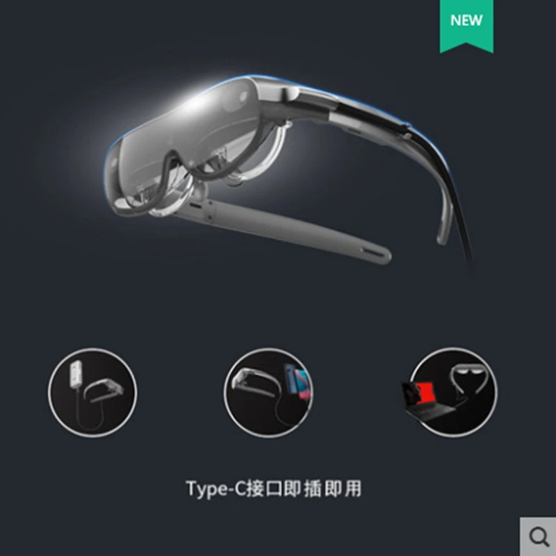 New Morningstar G2 Hybrid VR Glasses Reality MR Intelligent Glasses 3D Mobile Theater Headworn Display AR Real-time Enhanced
