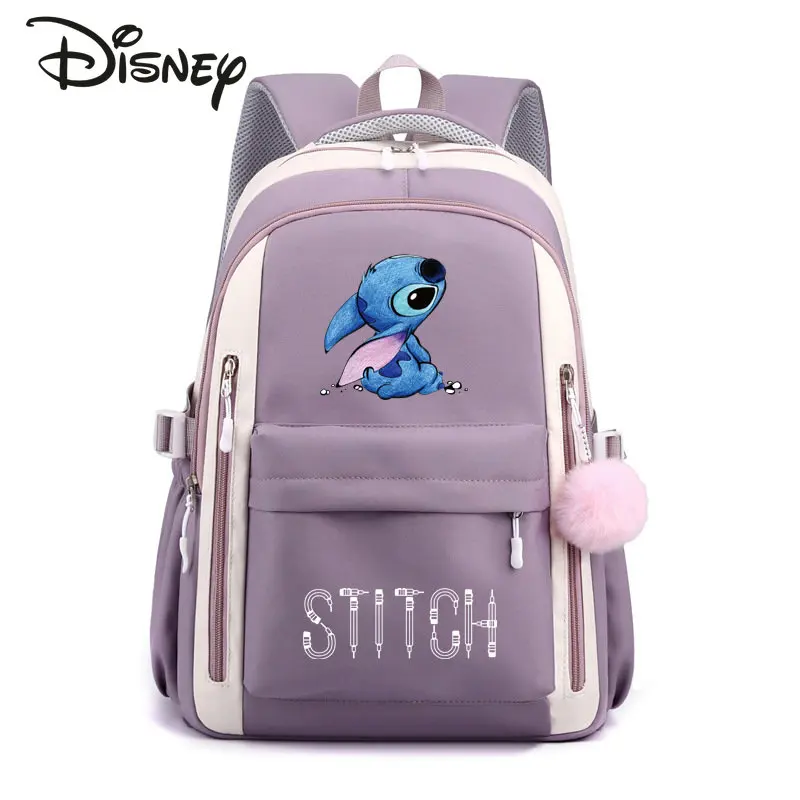 Disney Stitzer neue Damen Rucksack Mode hochwertige Studenten Rucksack Cartoon vielseitige große Kapazität Reise rucksack