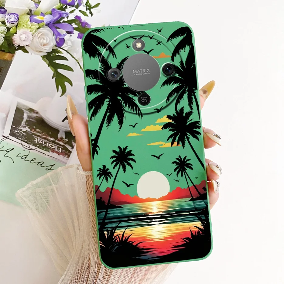 Cool Cat Painted Soft Silicone Case - Stylish Protection
