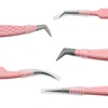 LAGEE Fiber Tip Eyelash Extension Tweezer Volume Isolation Precise Lash Tweezers Nano Technology Eyebrow from Nagaraku Makeup 6
