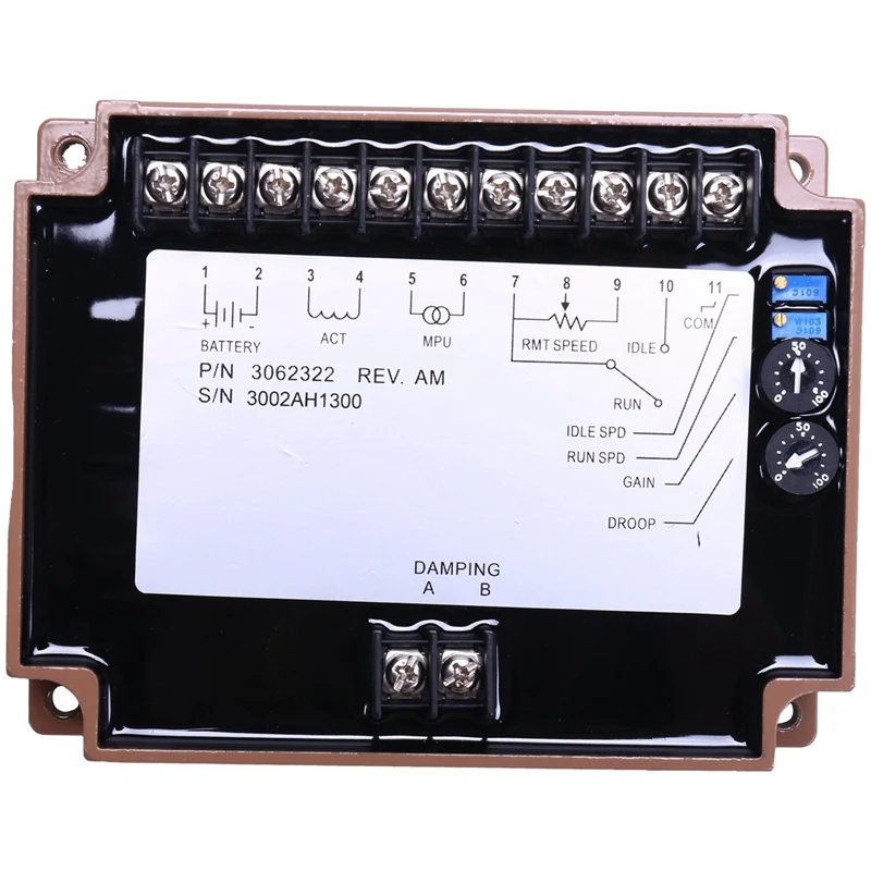 

3062322 Generator Speed Controller Speed Stabilizer Electric Governor Engine Control Circuit Board Module Genset Part