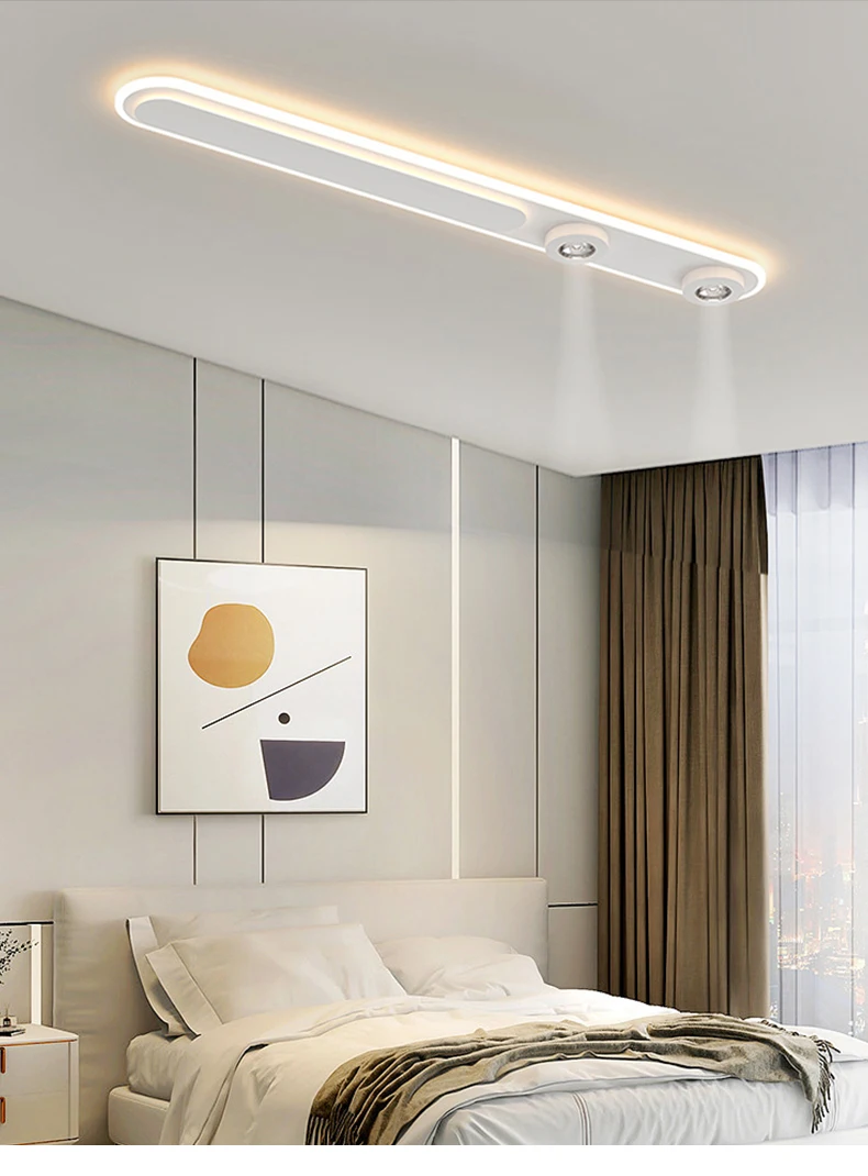 Description Picture 2 of itemNordic Chandelier With Spotlight Bedroom Light Children's Room Ceiling Lamp Modern Aisle LED Restaurant Living Room Light
