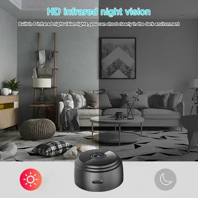 HD 720P A9 Mini Camera Intelligent Home Security WiFi IP Camera Monitor Mobile Remote Application Mobile Remote Camera 4