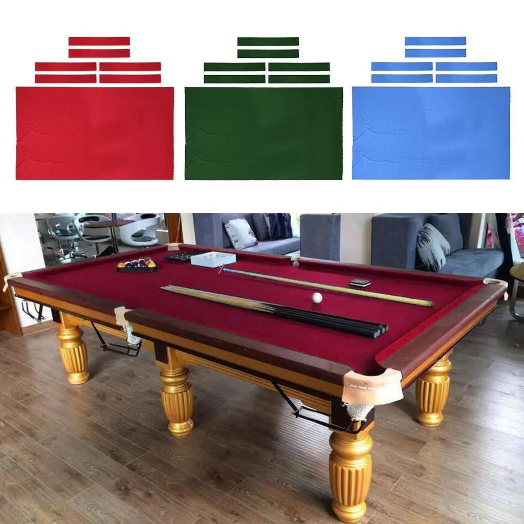 Zware 7ft Of 8ft Pool Snooker Tafel Doek Voelde Indoor Games Biljart Accessoires Snooker Biljart Accessoires