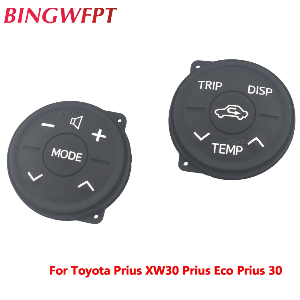 1 Pair Multifunction Steering Wheel Button Switch Control Button For Toyota Priu