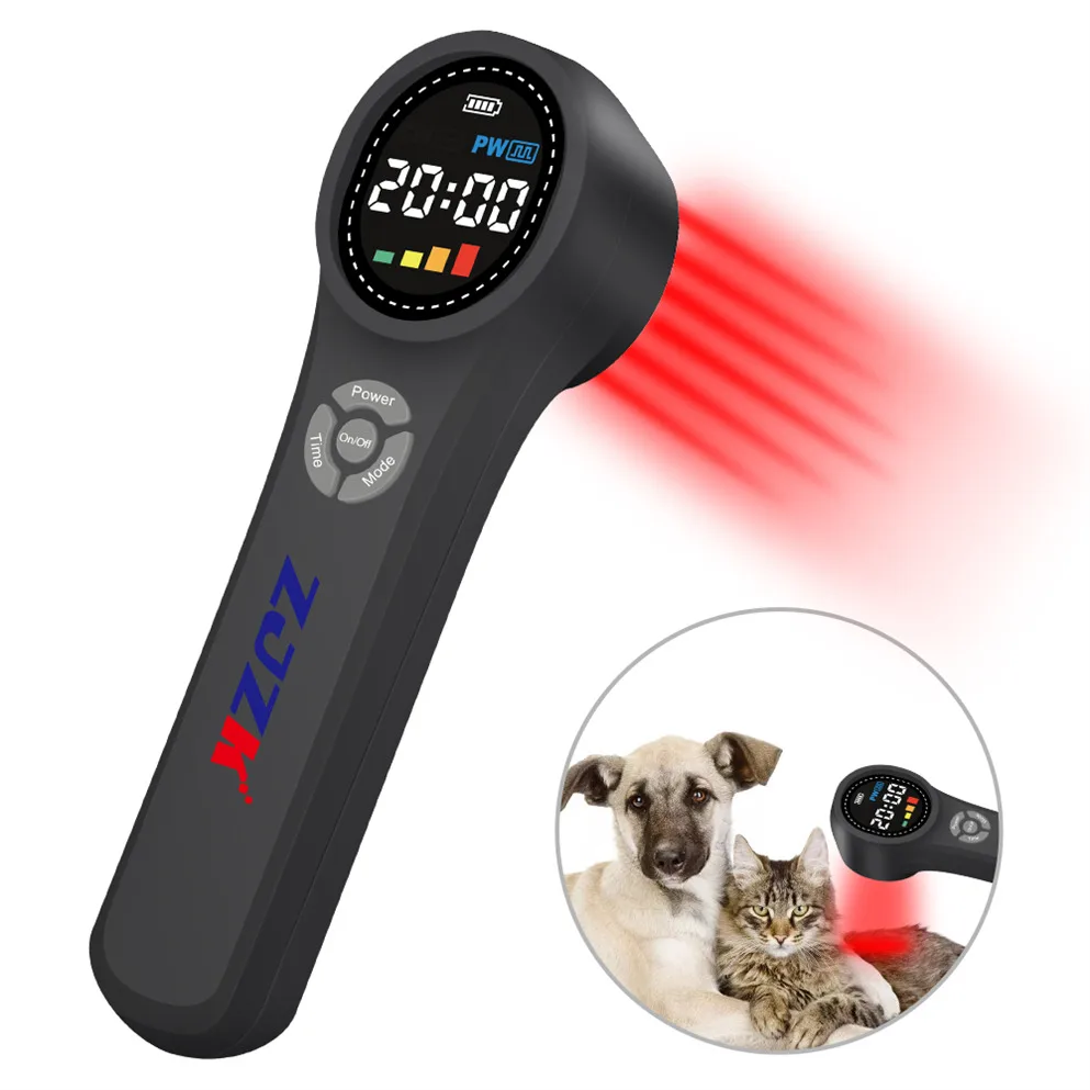 

ZJZK Red Light Class 3B 660nm*16diodes Handy Low Light Laser Therapy for Horses Cats Medical Laser Laser Physiotherapy Machine