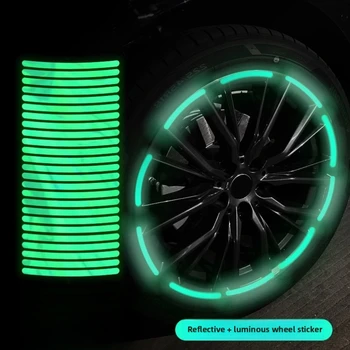 Reflective Wheel Hub Safety Stripes 1