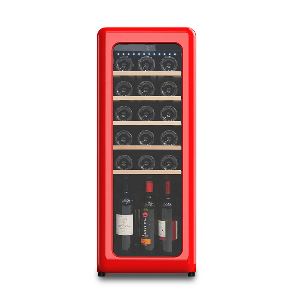 60L Wine Cabinet Constant Temperature Wine Vitrina Refrigerada Enfriador Vino Bar Fridge Refrigerator