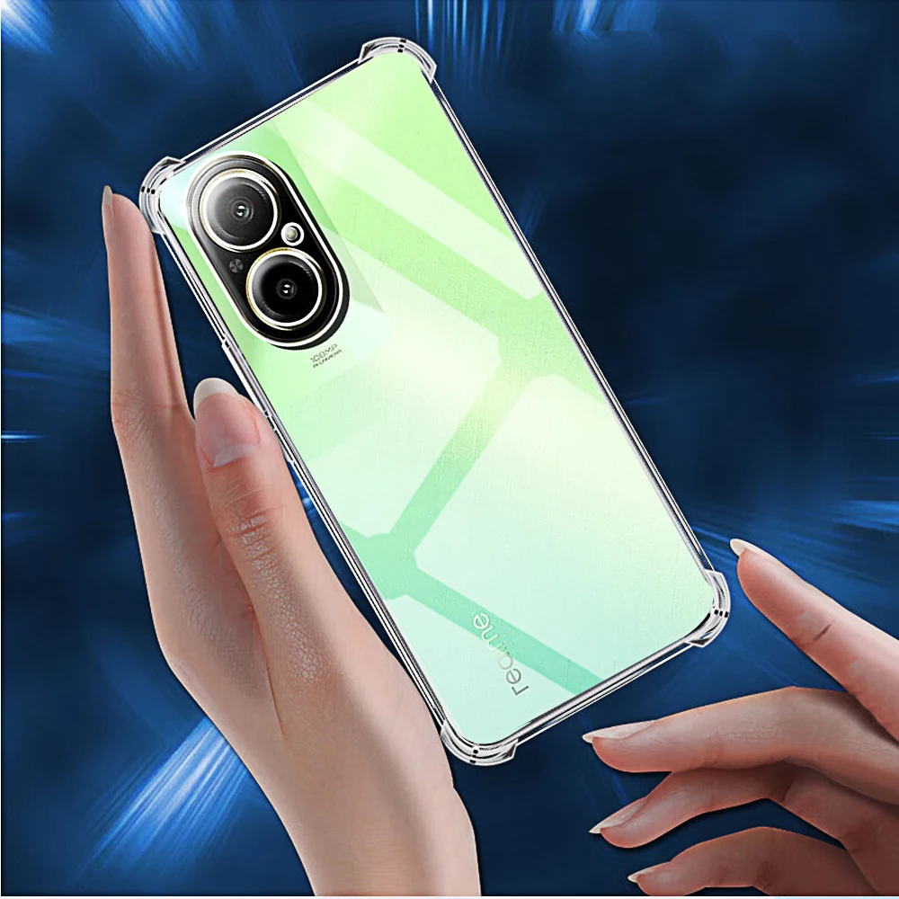 Coque de téléphone antichoc en silicone souple transparent pour Realme, coque arrière, C67, 4G, C55, C53, C51, C35, C33, C67, 55, 53, 51, 35, 2023 5