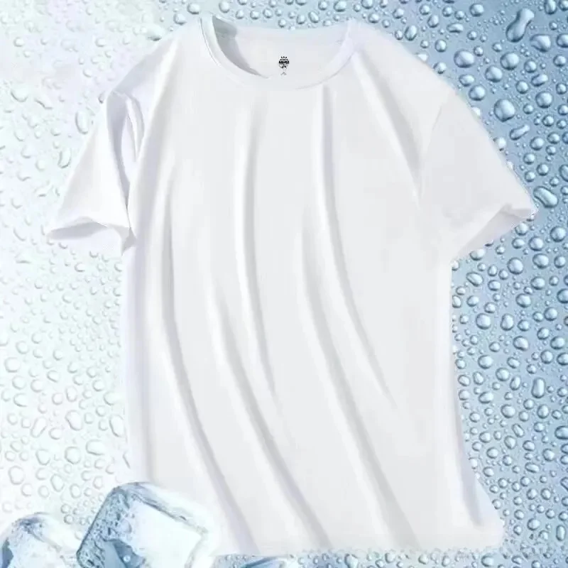 White mesh short sleeve