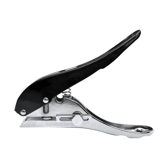 Portable Punching Pliers Handle Punch Countersink Drill Bit Handheld for Labels Badge
