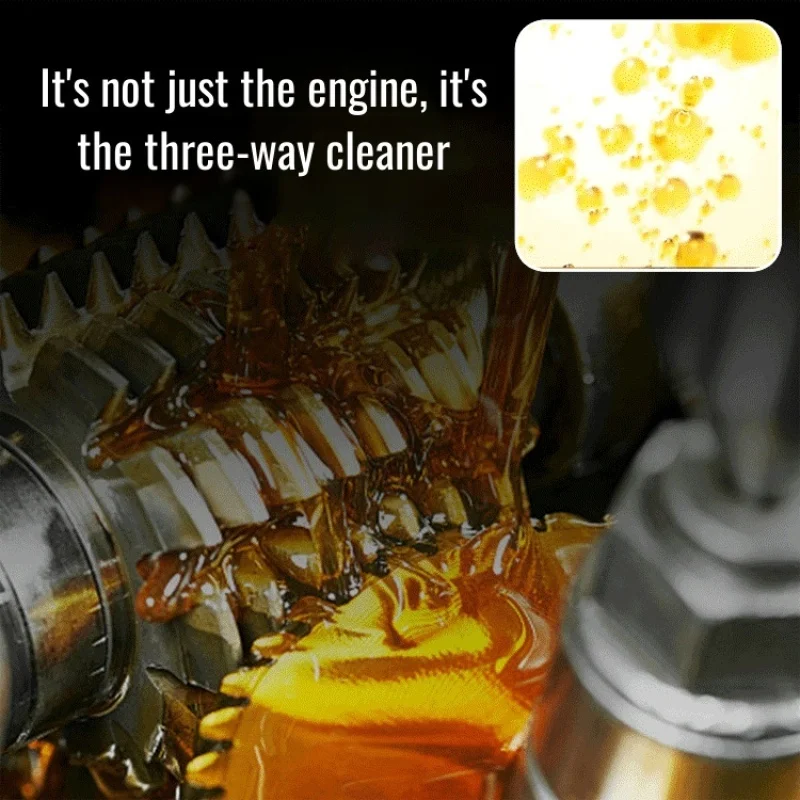 Two-in-one Fuel Cleaner Engine Cleaner Fuel Gasoline Additive Car Carbon Removal Cleaning Maintenance Oil Cleaning