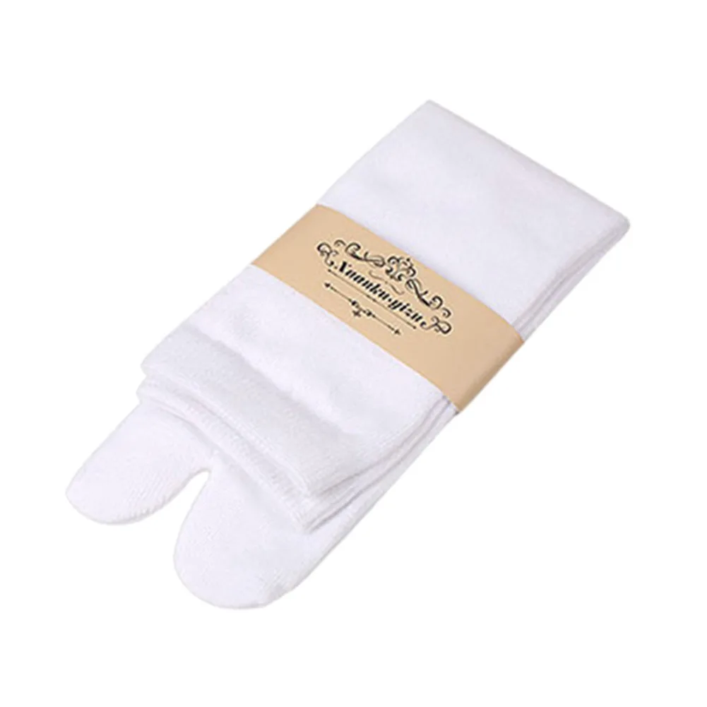 Unisex Split Two Toes Sock Polyester Flip Flop Sandal Sock Elastic Two Finger Socks Washable Hallux Valgus Appliance Accessories