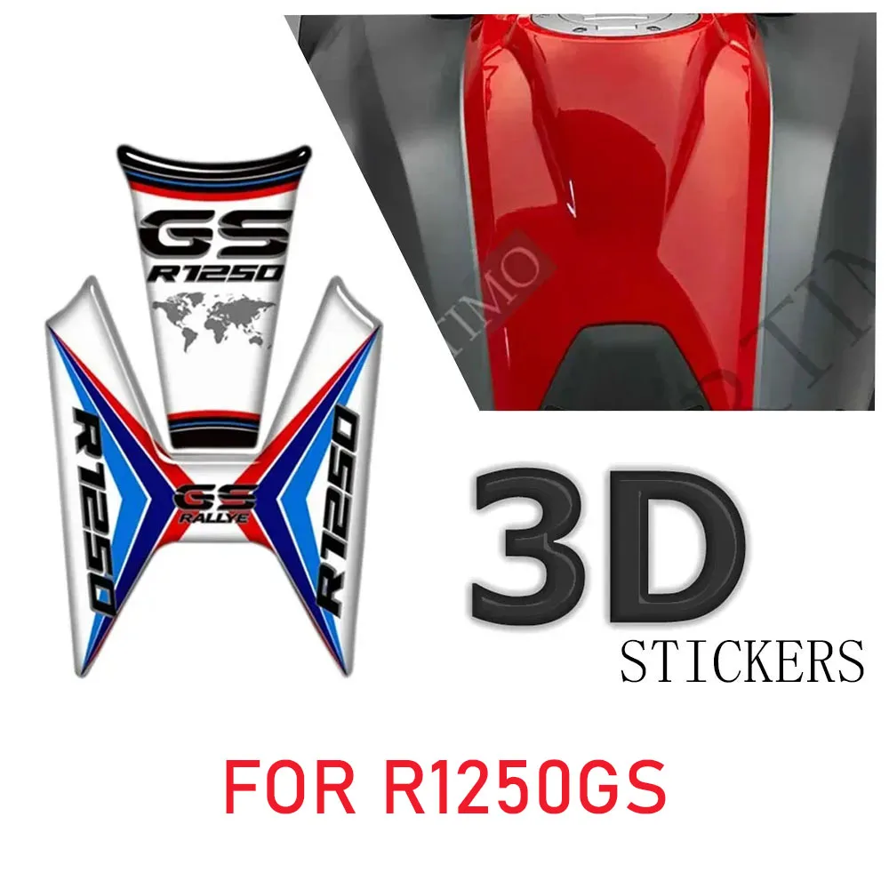 

For BMW R1250GS R1250 R 1250 GS LC HP Rallye Gas Fuel Oil Kit Knee Tank Pad Stickers Decal Protection Rally Fairing Fender