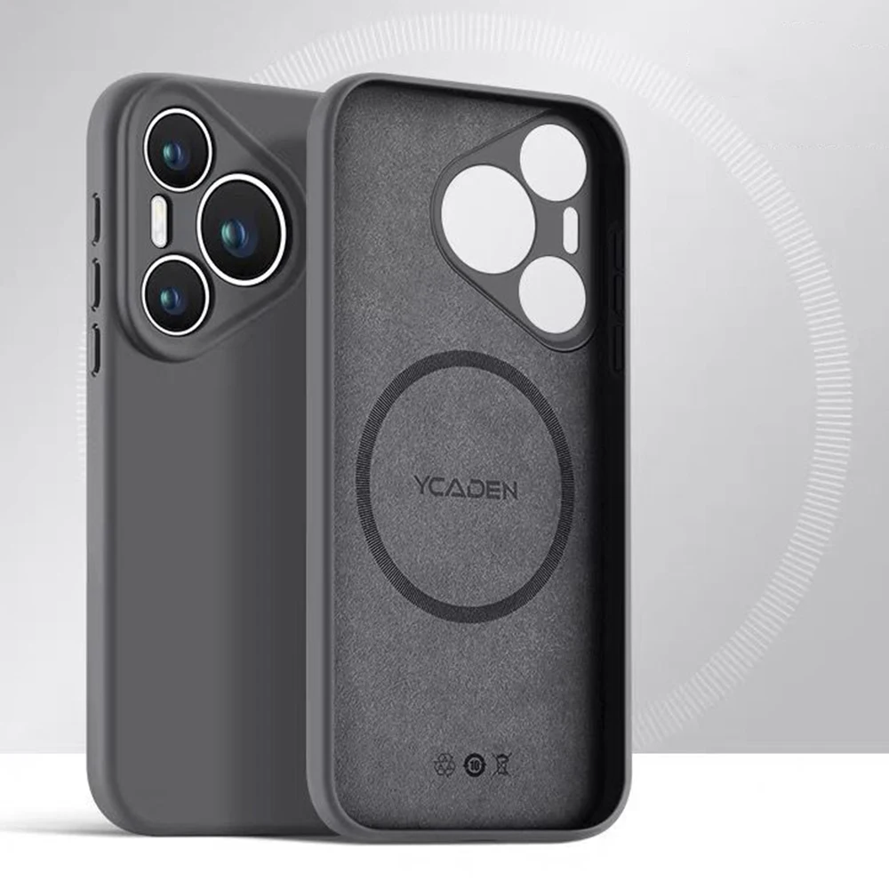 Enhanced Silicone Magnetic Shockproof Matte Case Cover