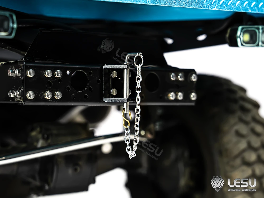 1/10 Anhängerkupplung Schäkel-Set Metall-Kletterseil Kette Ersatzteile RC Crawler Modell Zubehör Rettungssimulation – Detail 4