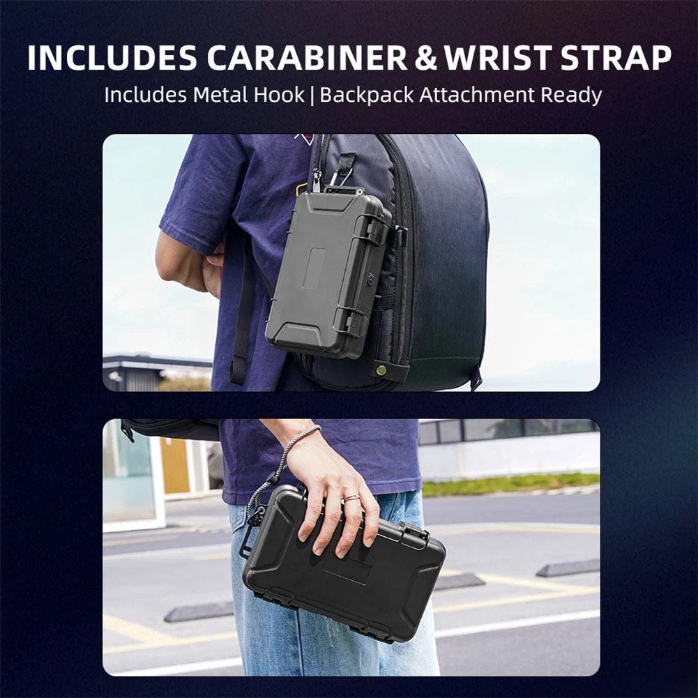 Carrying Case Hard Shell Waterproof Protective Box Travel Suitcase for Insta360 X5 Camera Accessories