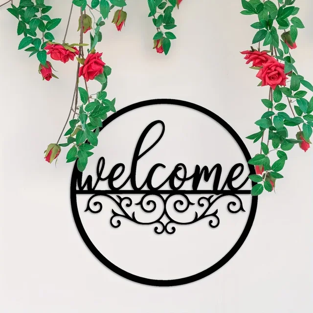 Metal Welcome Sign 1